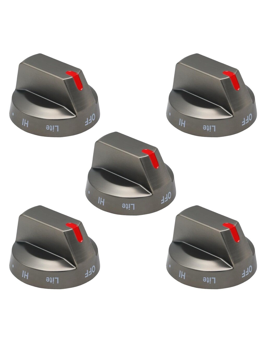 DG94-03500A/Z Gas Stove Knob Replacement(Black Gray) DG94-03500X Gas Stove Knobs